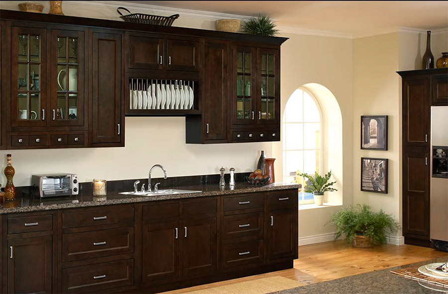 wooden kitchen cabinets 