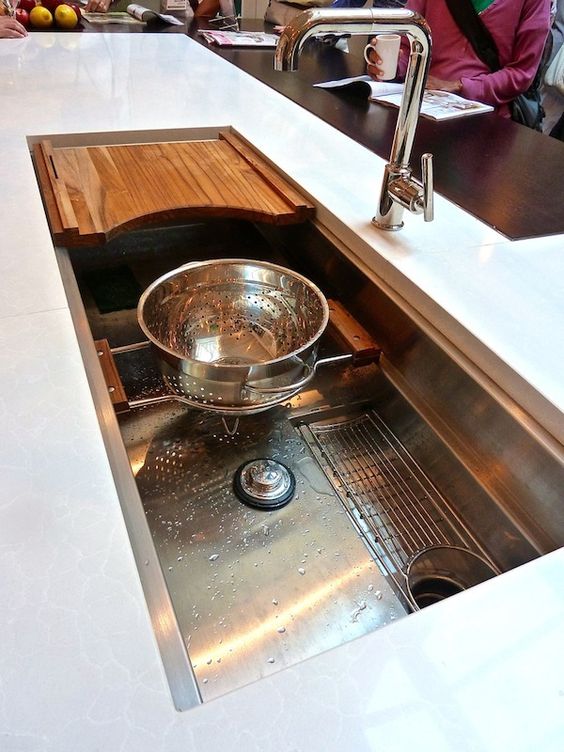 modern kitchen sink